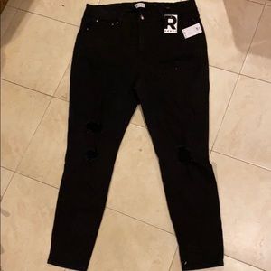 Rebel black jeans